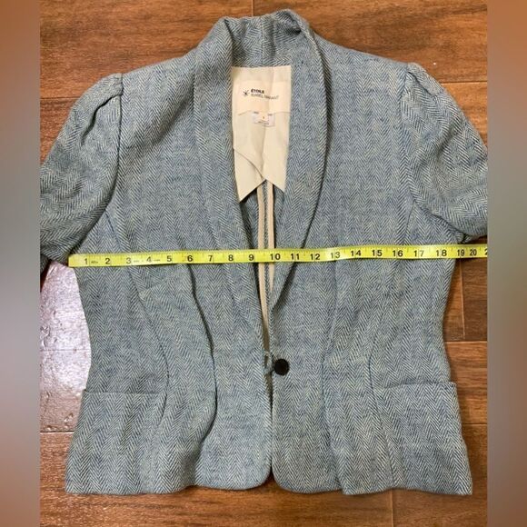 Isabel Marant Blue Suit Jacket | Womens size uk 3 USA 6 - Picture 7 of 10